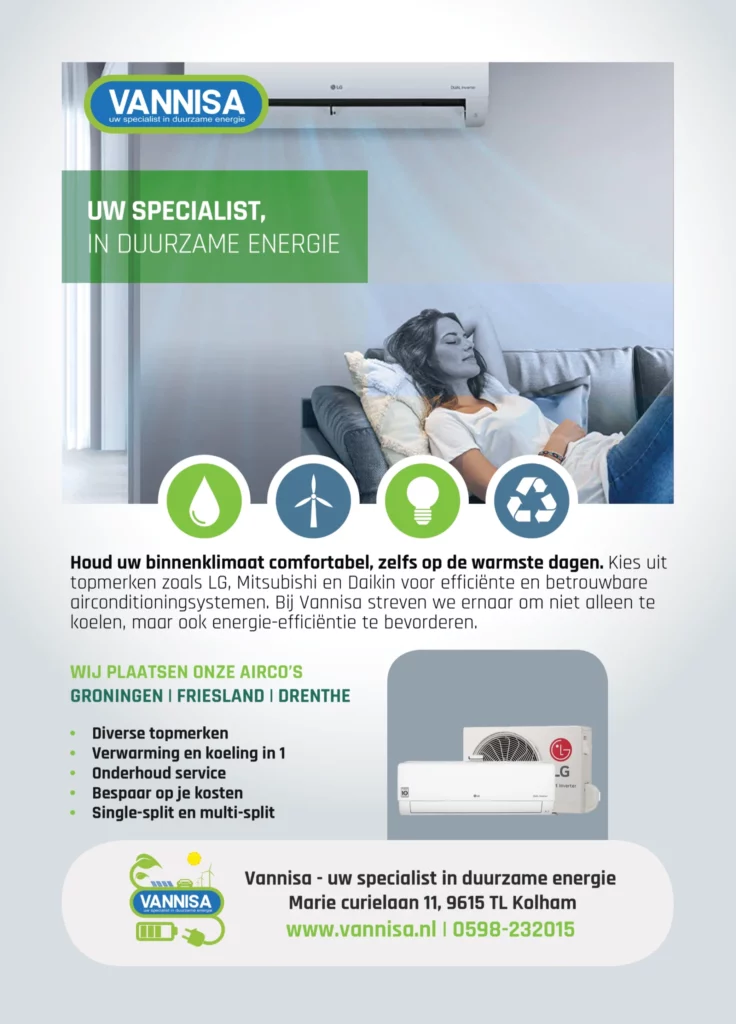 Airco's van Vannisa: Zowel ni de zomer als winter genieten van comfort